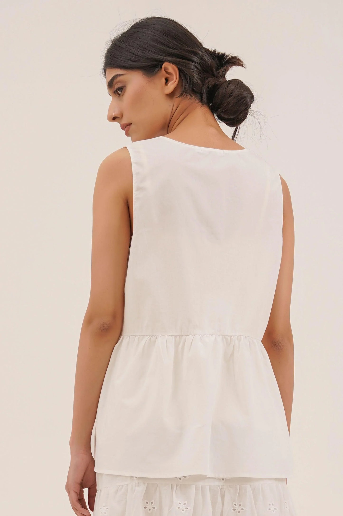PEPLUM BLOUSE - BLOUSES