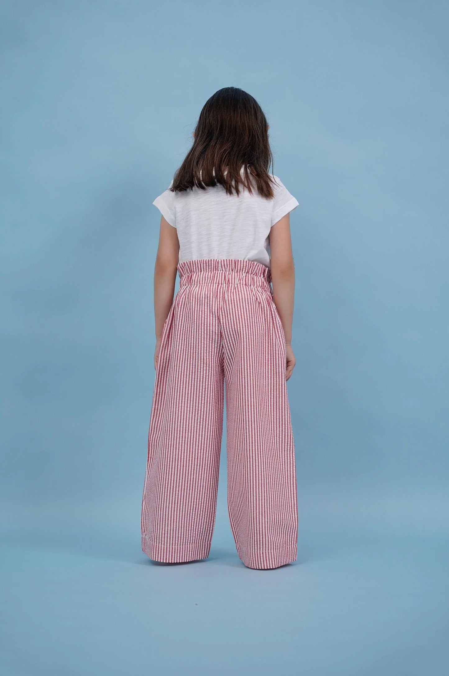 PINSTRIPE PAPER BAG PANTS - PANTS
