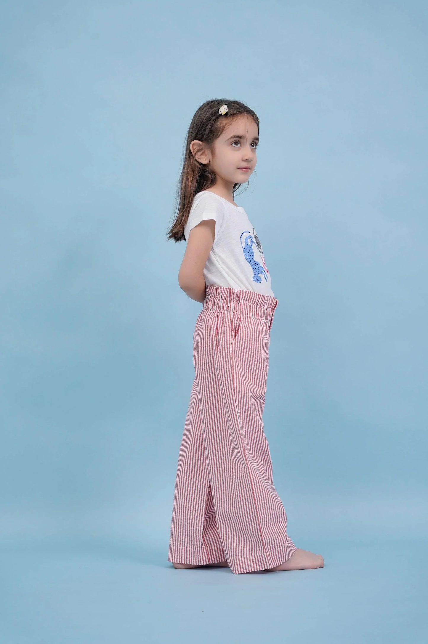 PINSTRIPE PAPER BAG PANTS - PANTS