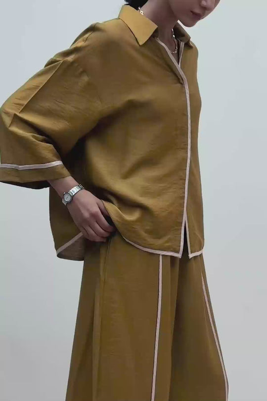 CLOVER SILKY BLOUSE