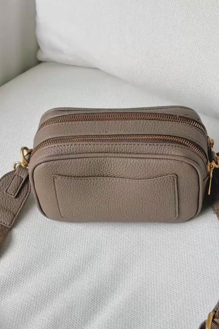 MEZZEH DOUBLE-ZIP CROSSBODY