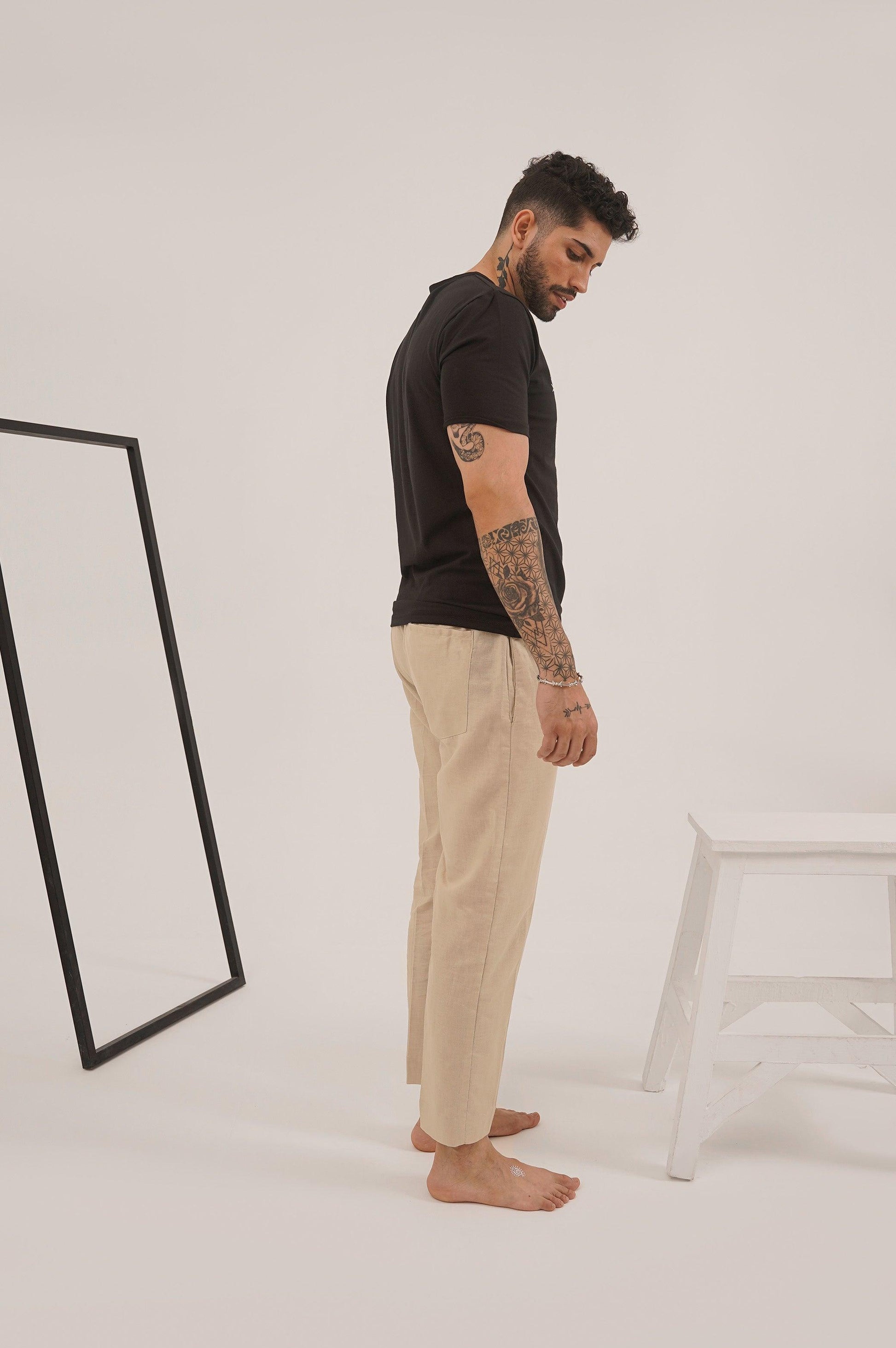 ROARING LEAPORD CREW NECK TEE - ROUND NECK