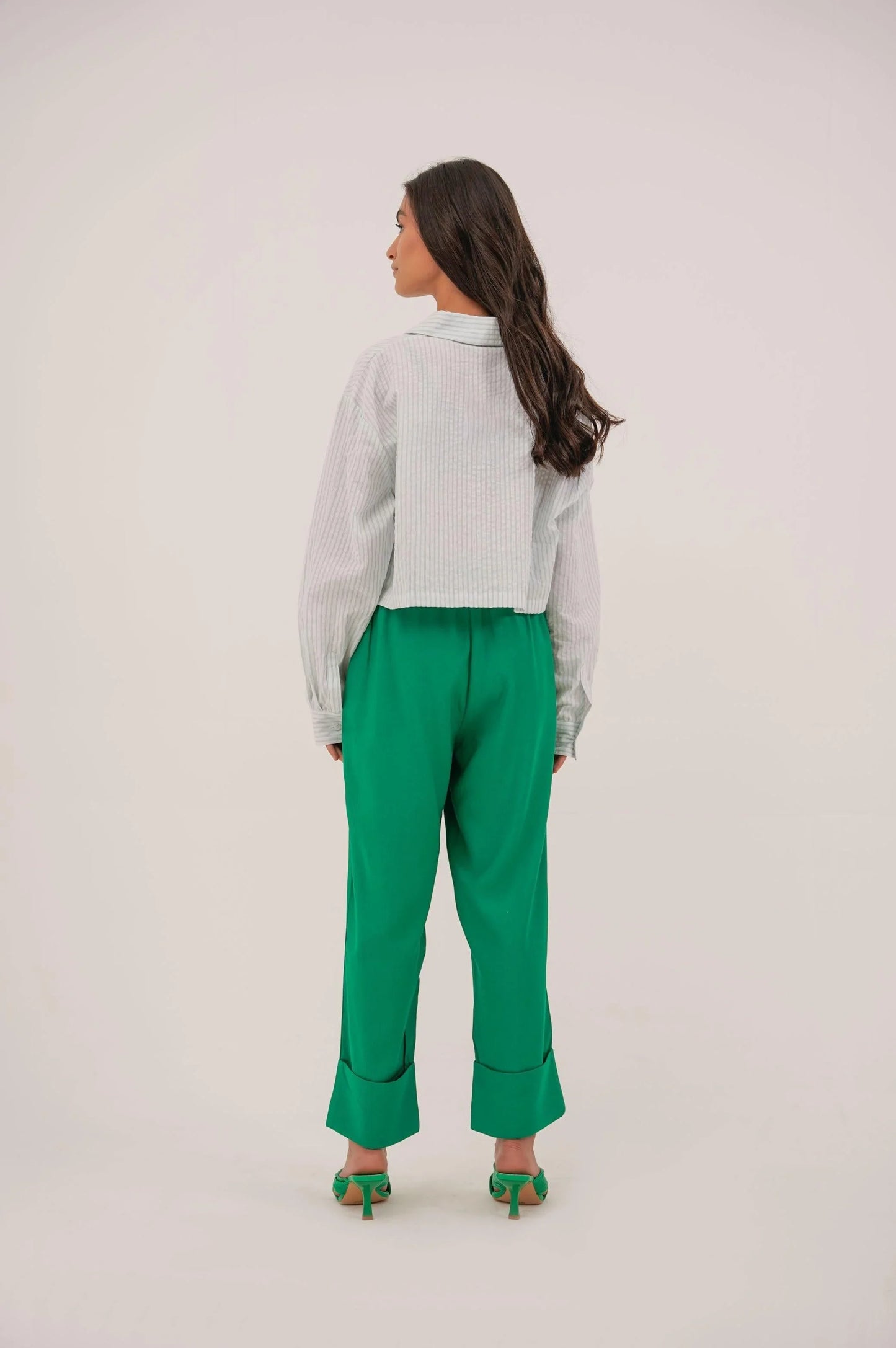 TURN-UP HEM PANT - PANTS