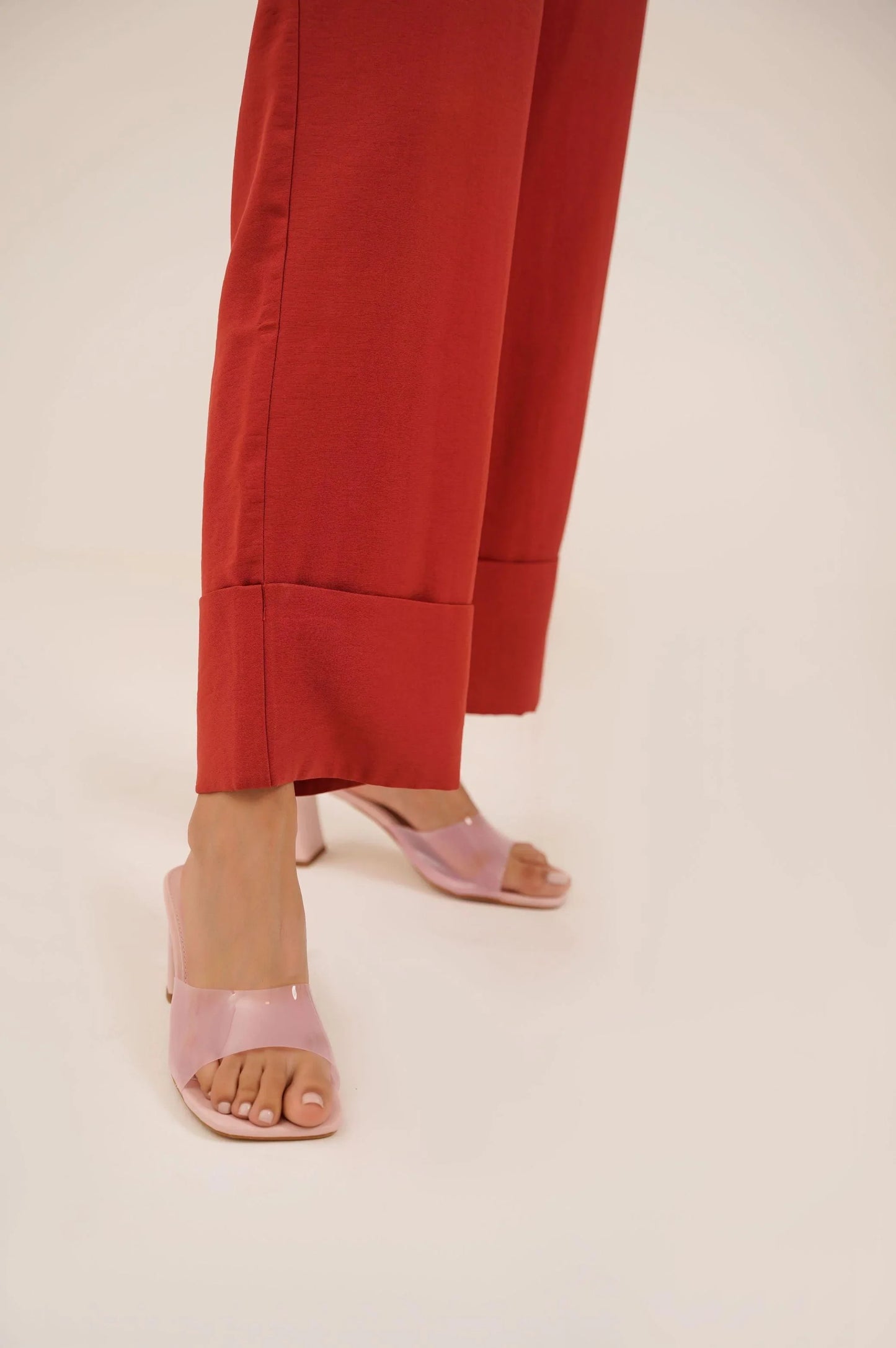 TURN-UP HEM PANT - PANTS