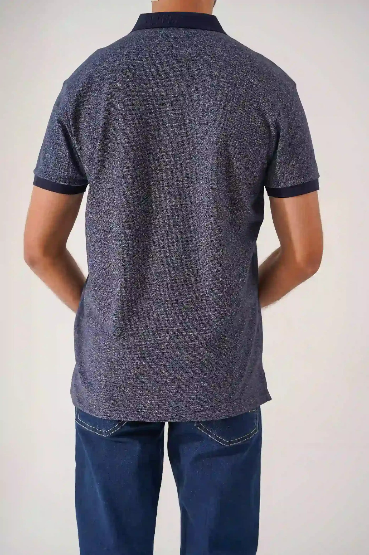 Blue Men Polo Shirt
