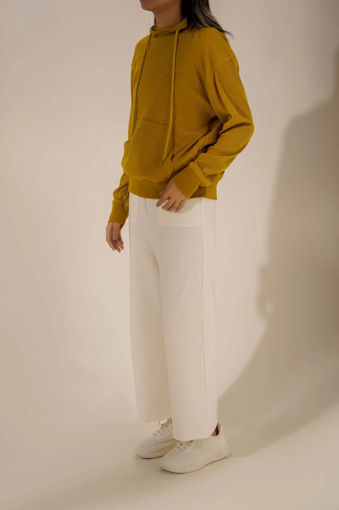TEXTURED HOODIE - HOODIES