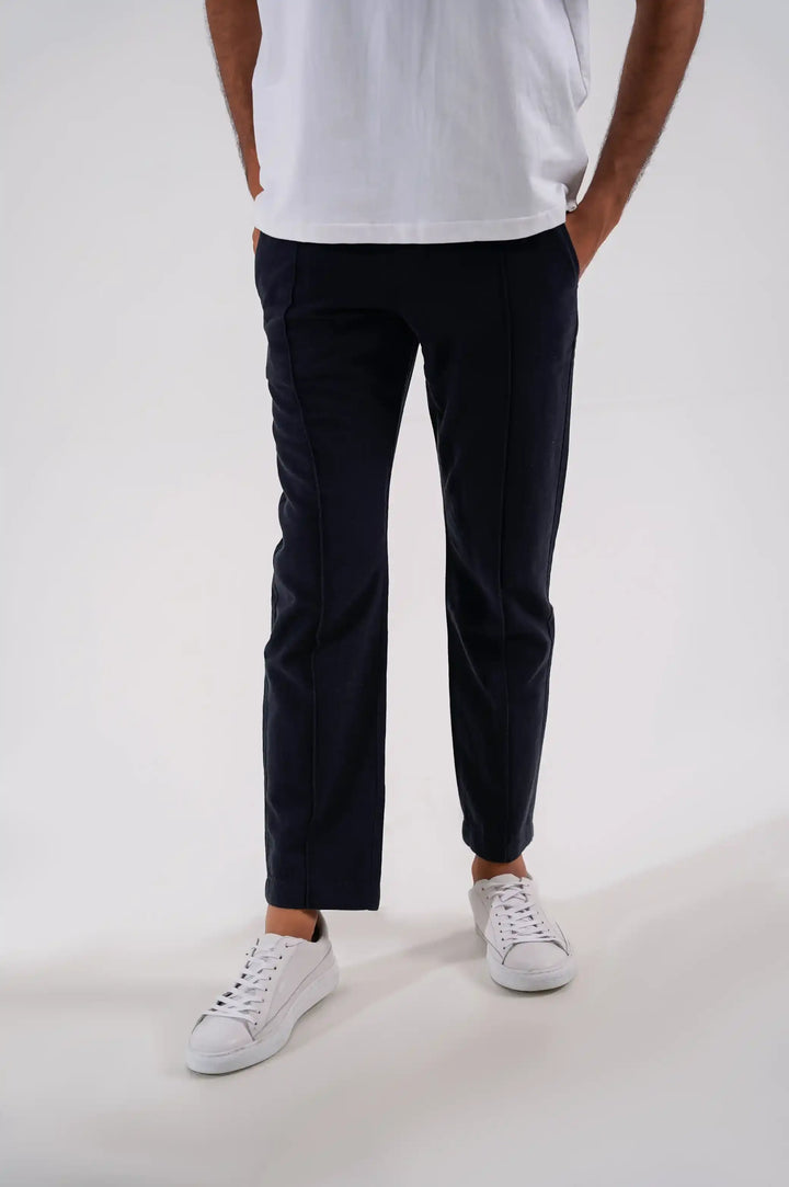 Navy Linen Pants