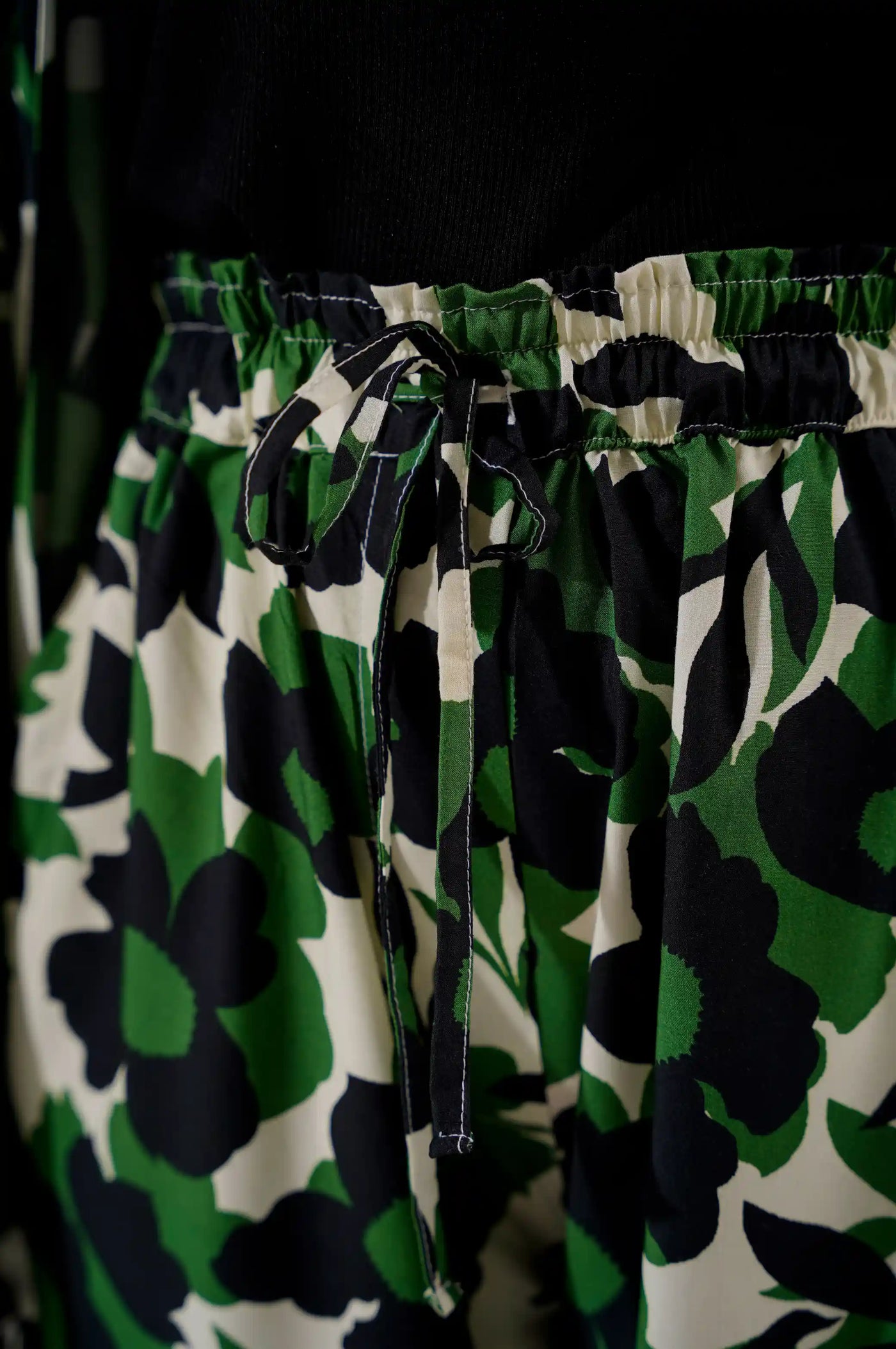 Green Printed Palazzos
