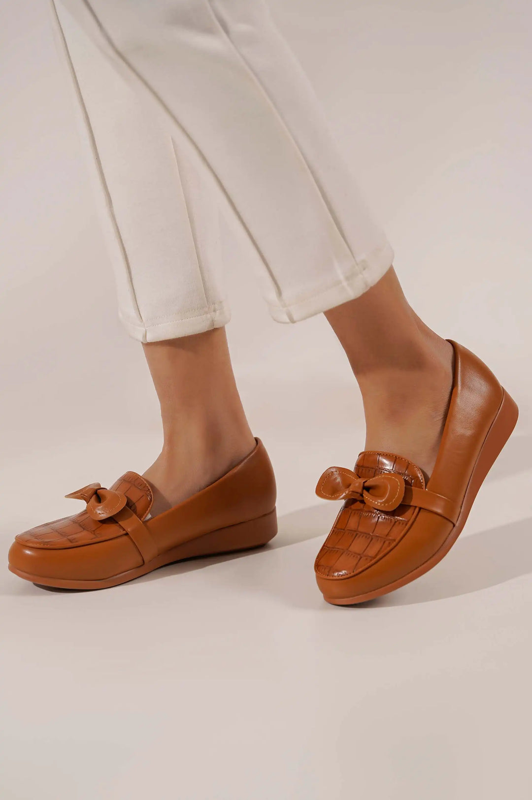 MAMA BOW LOAFERS - LOAFERS