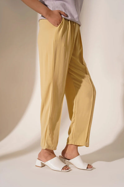 EASY POLY PANTS - SMART TROUSERS