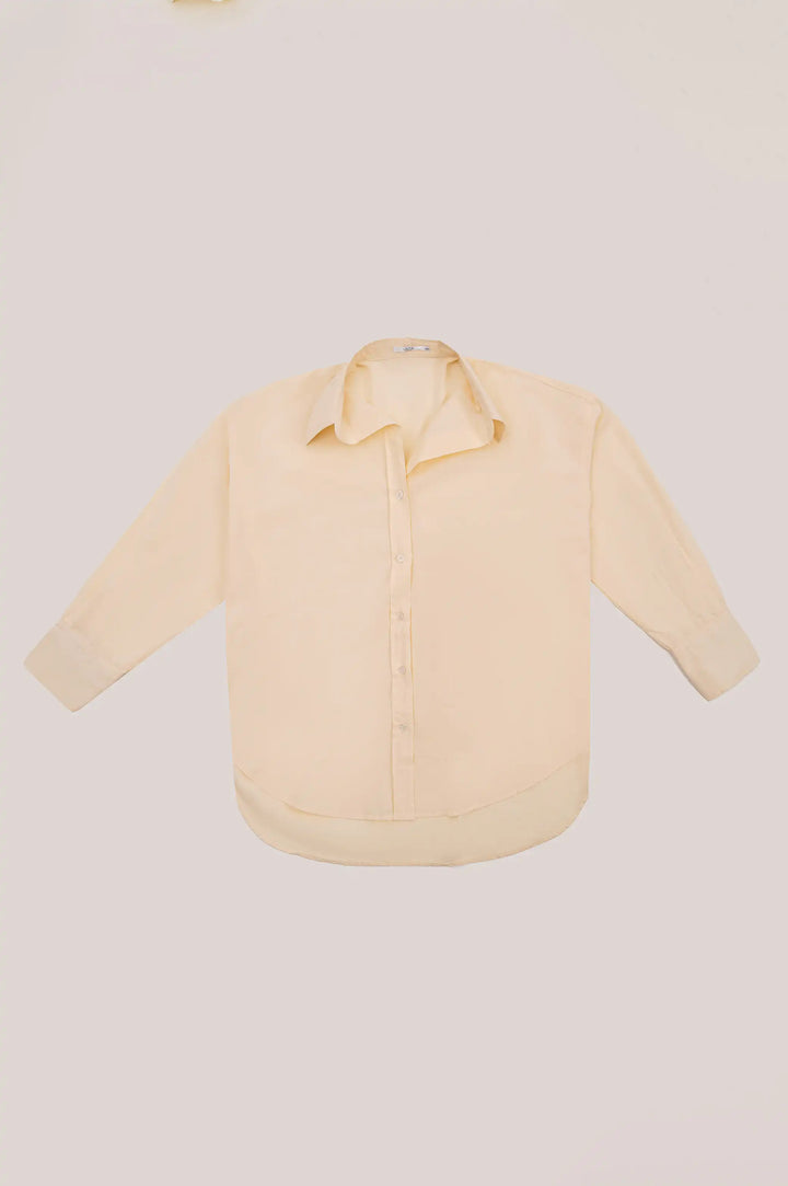 Cream Button Down Shirt
