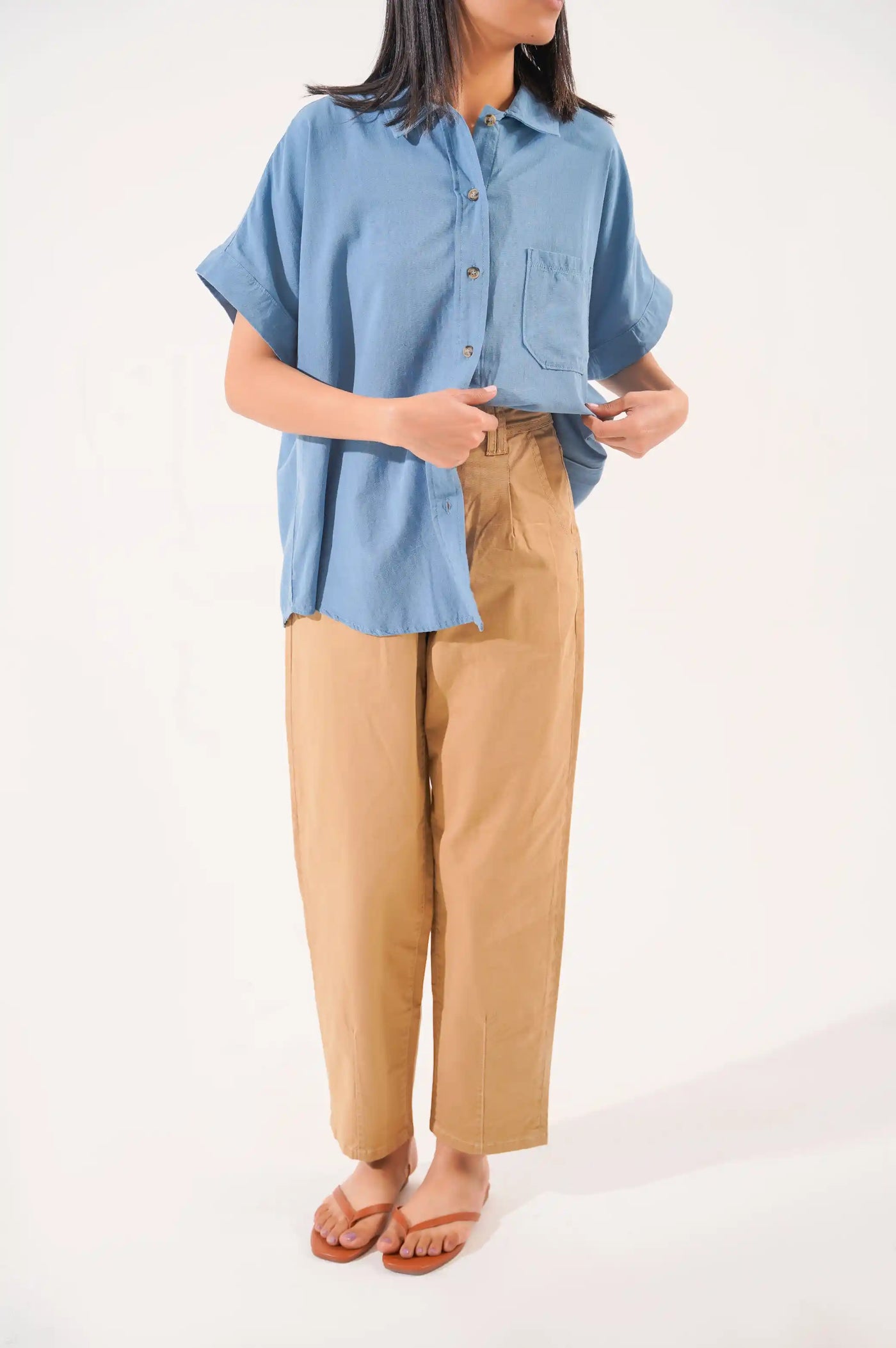 BLUE EVERYDAY SAFARI SHIRT