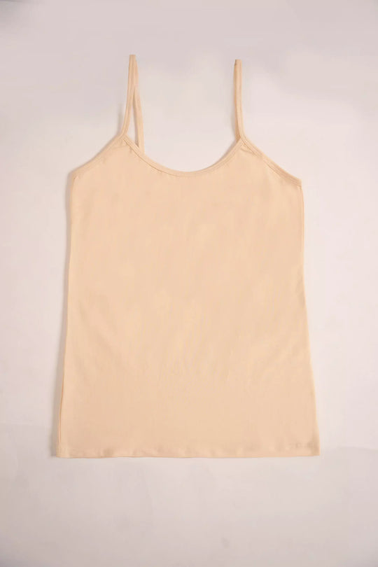 BASIC COTTON CAMISOLE - CAMISOLES
