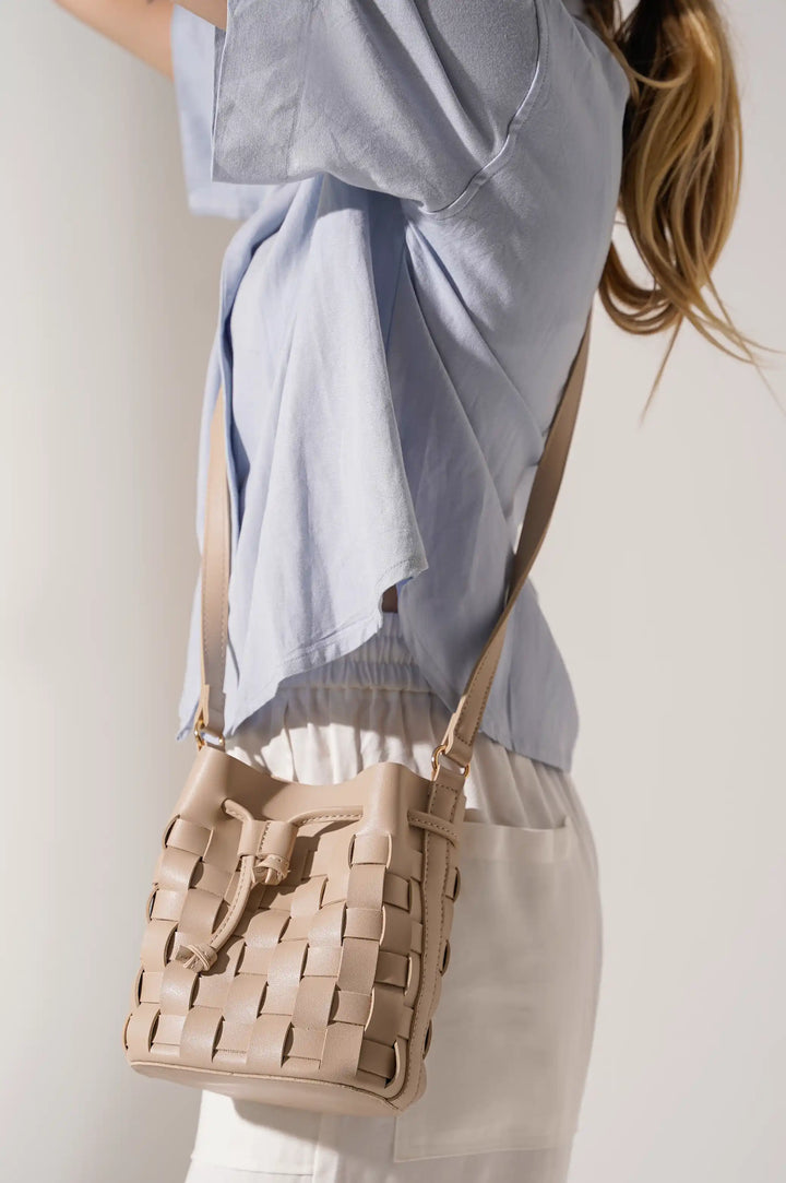 Beige Bucket Bags