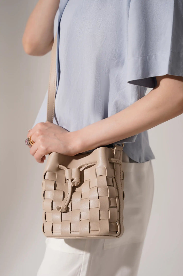 Beige Bucket Bags