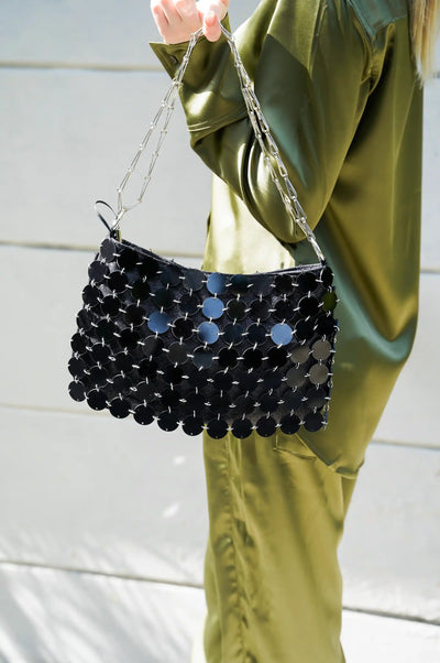 Black Sequin Purse