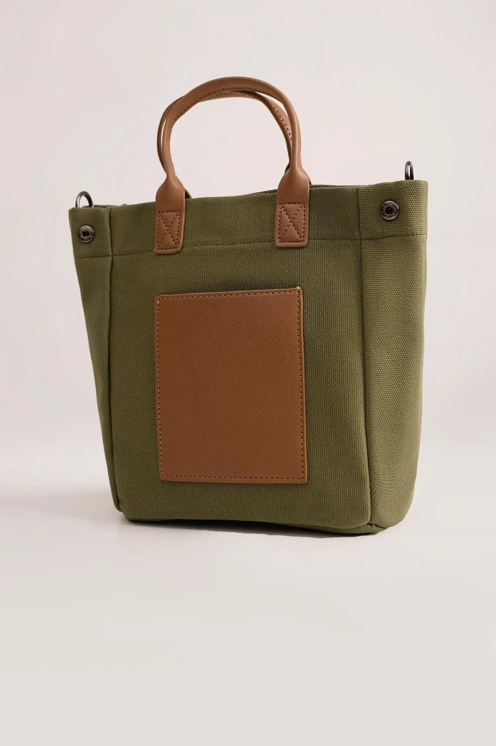 GREEN CASUAL TOTE