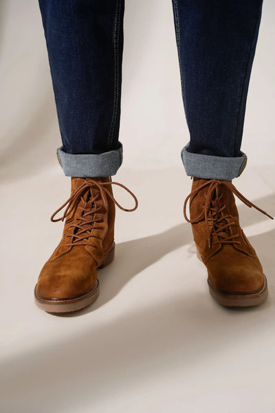 AXL BIKER SUEDE BOOTS - BIKER BOOTS