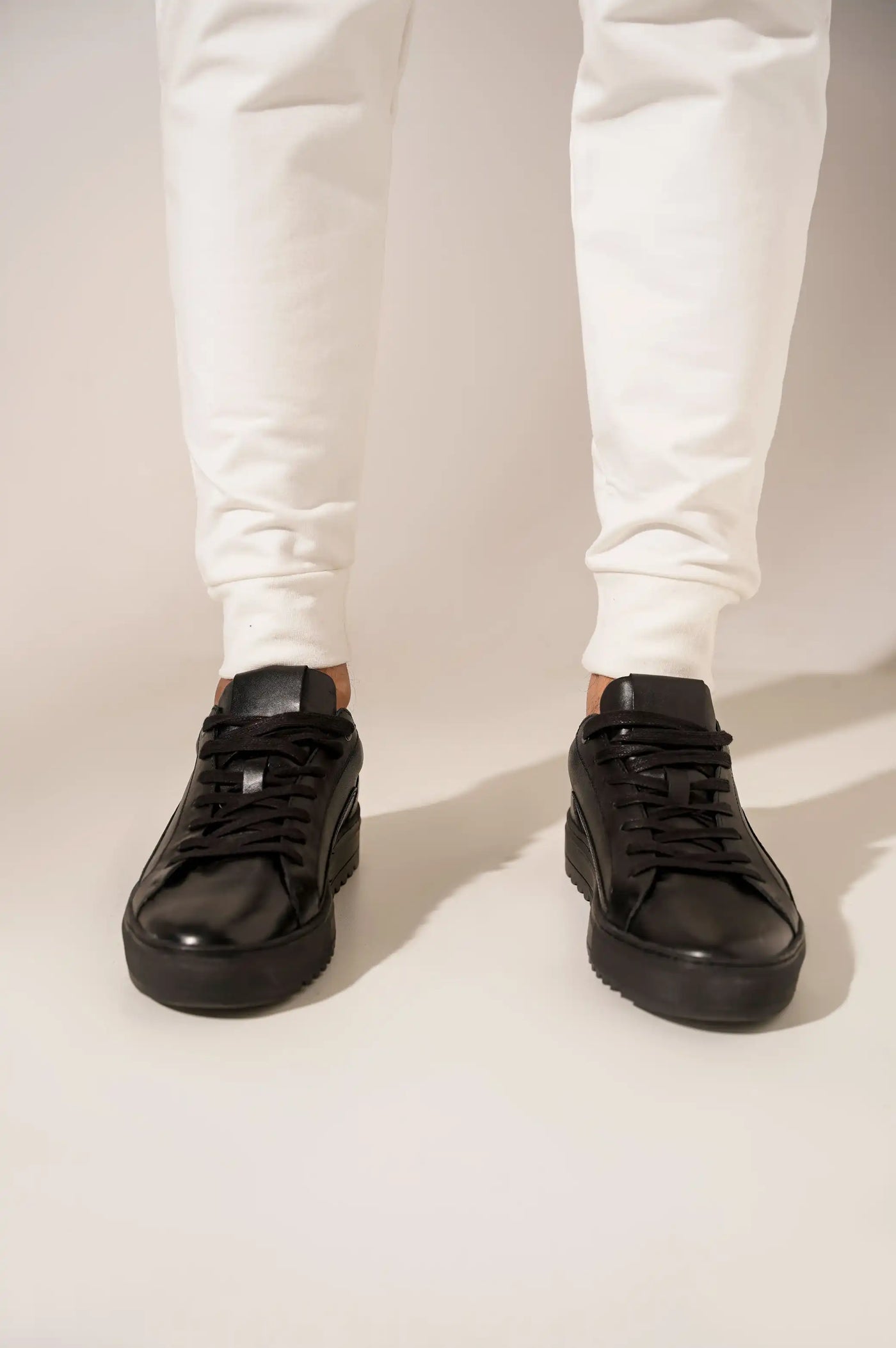 BROOKLYN LEATHER SNEAKERS - MEN LACE-UPS