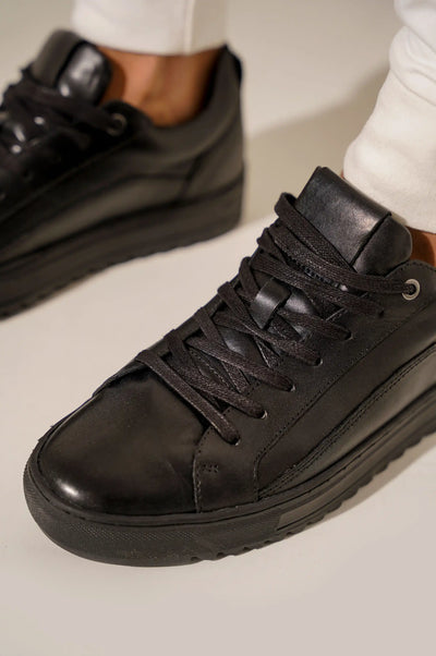 BROOKLYN LEATHER SNEAKERS - MEN LACE-UPS