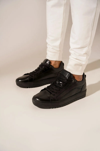 BROOKLYN LEATHER SNEAKERS - MEN LACE-UPS