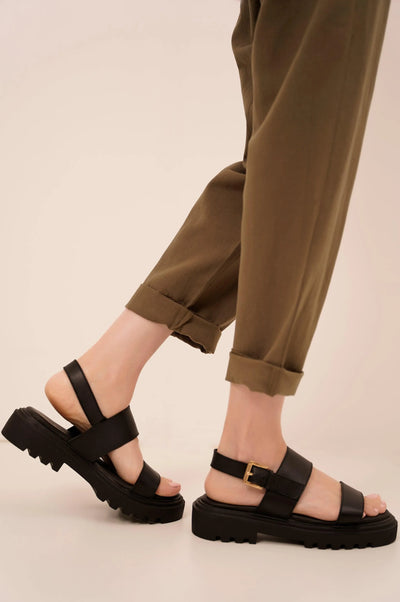 CHUNKY LEATHER SANDALS - SANDALS