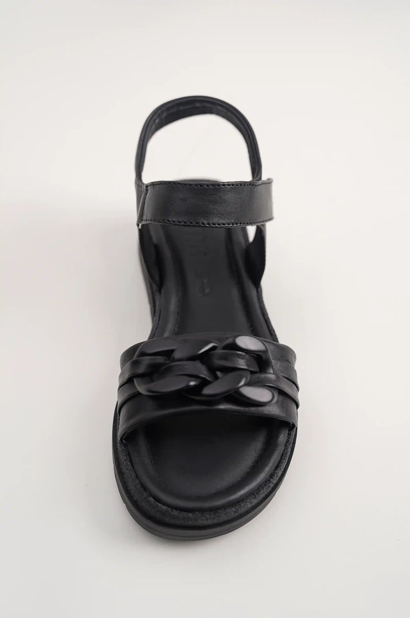Black Chain Sandals