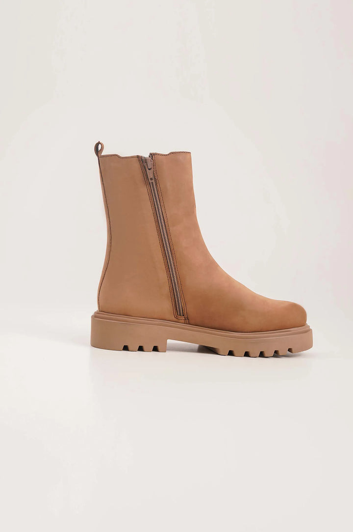 NUBUCK CHUNKY BOOT - PLATFORM BOOTS