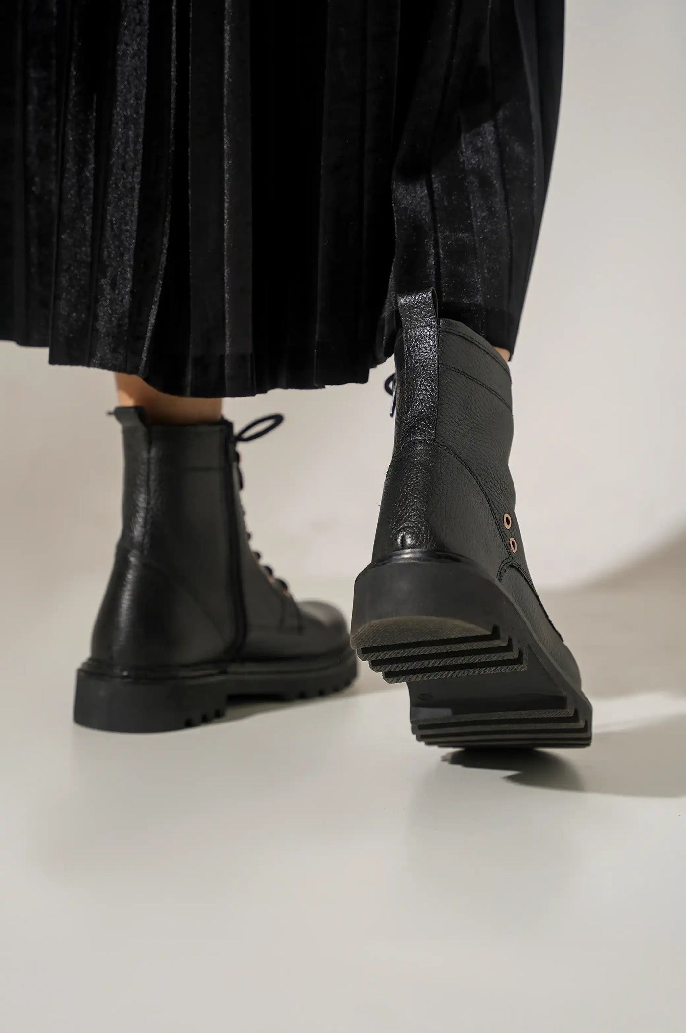 MIDNIGHT BIKER BOOT - BIKER BOOTS