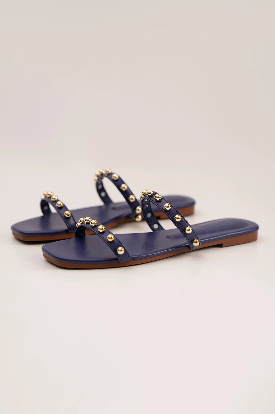 NAVY PEARLY FLATS
