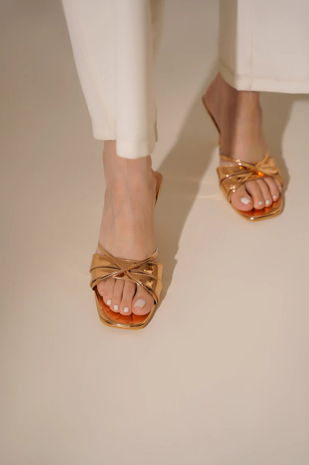 EVENING STRAPPY HEELS - MIDI HEELS
