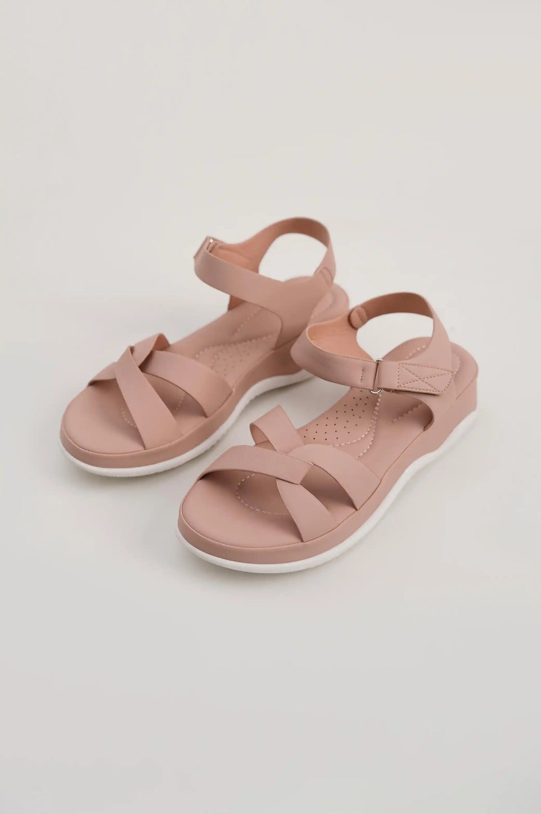 Pink Criss-Cross Sandal