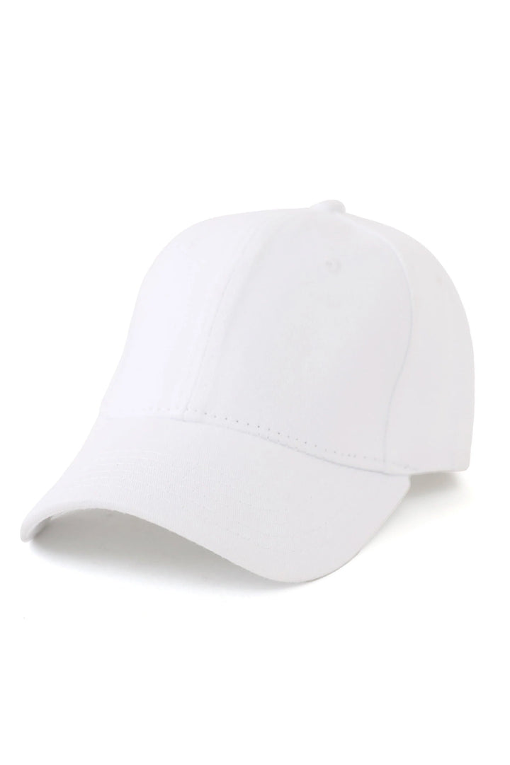 WHITE BASEBALL CAP