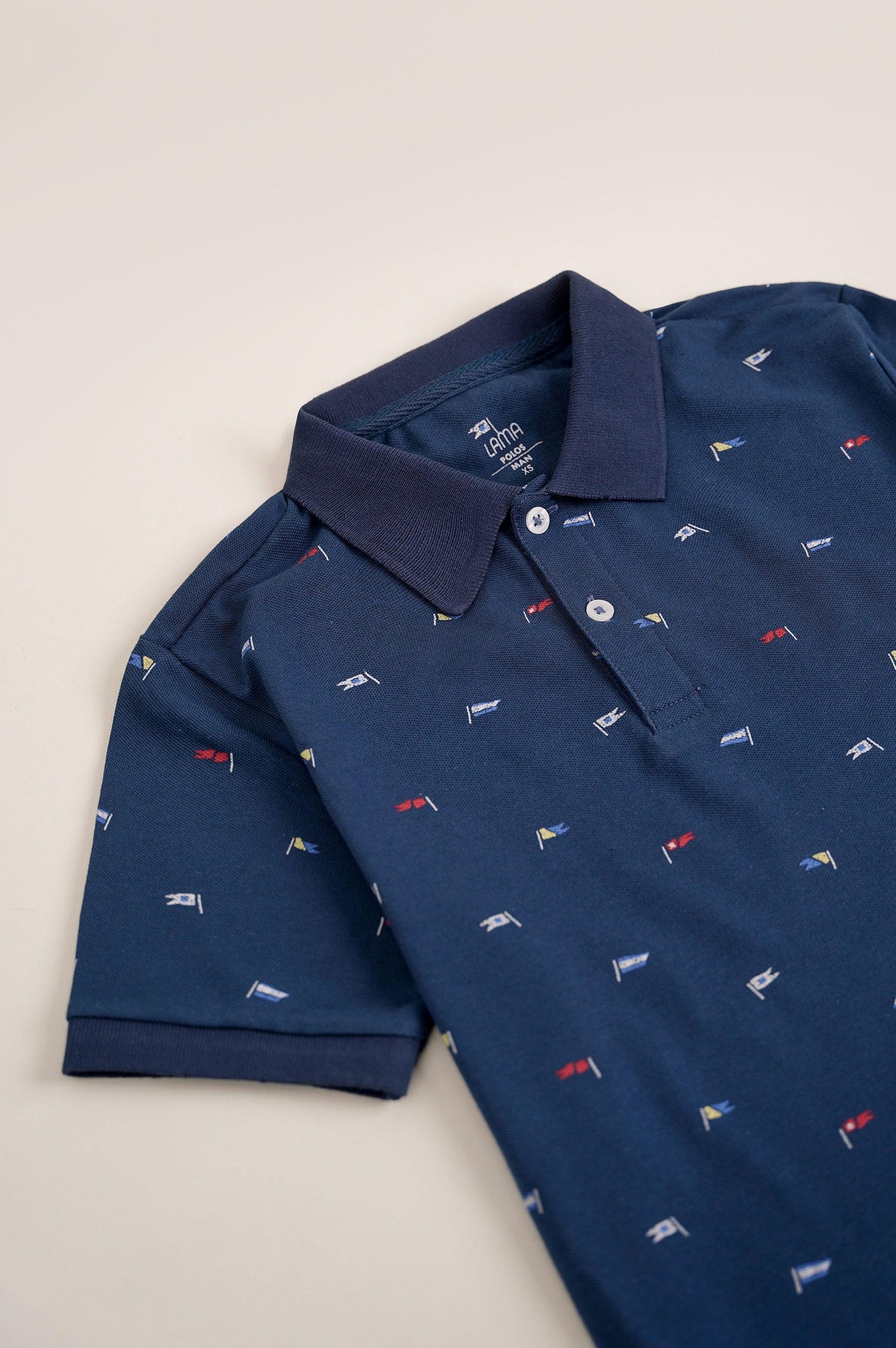 FLAG PRINTED POLO - HALF SLEEVE POLO