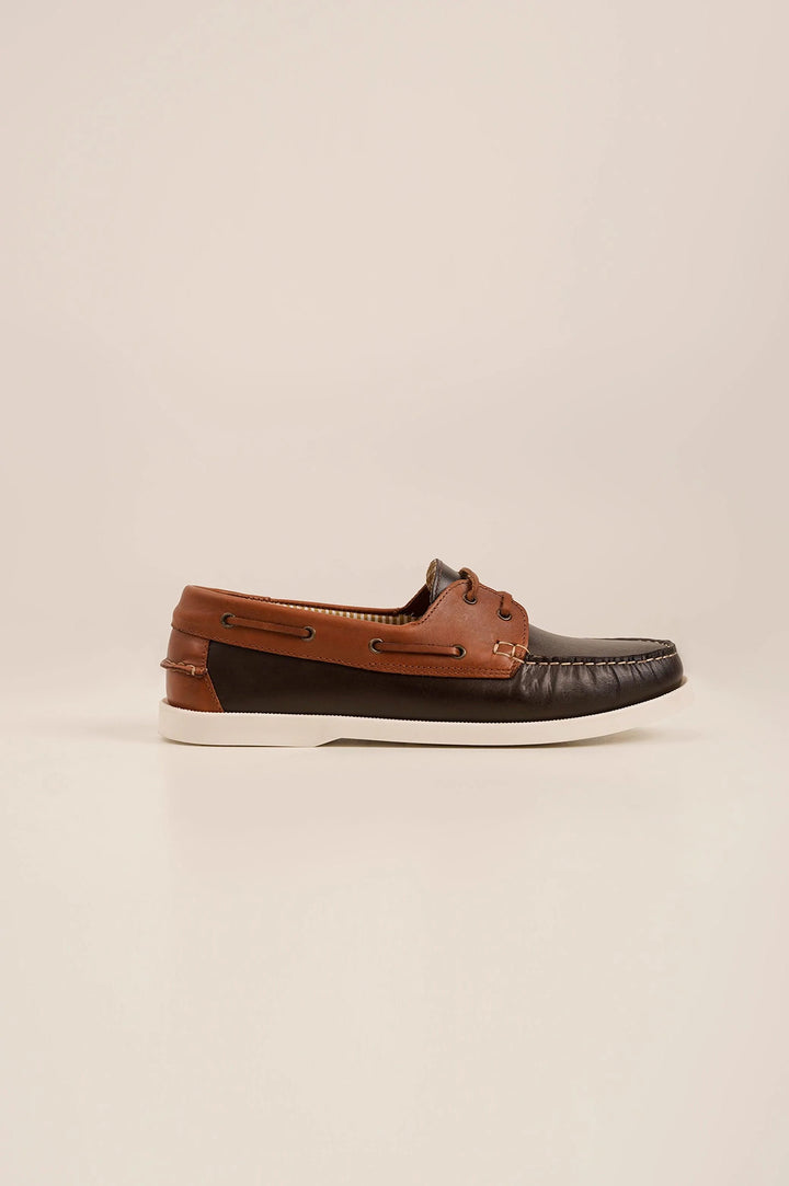 Brown Man Boat Shoes