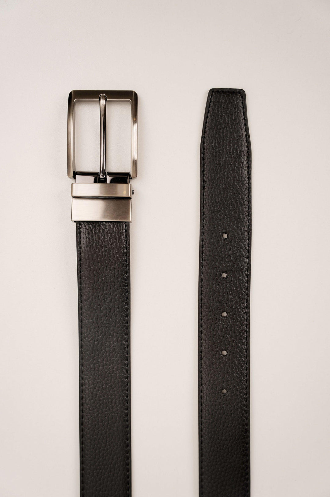 BLACK LEATHERETTE BELTS