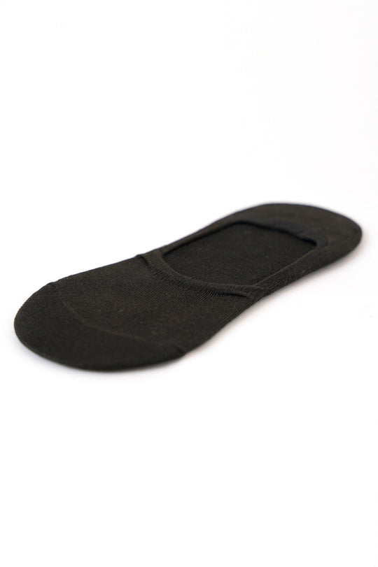 BLACK NO SHOW SOCKS
