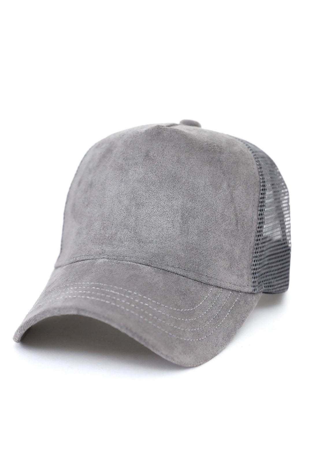 GREY SUEDE CLASSIC CAP