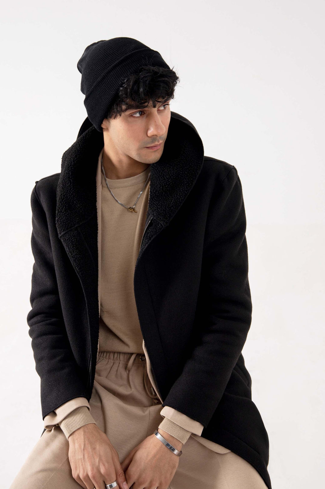 Men's Fleece Lined Wool Jacket